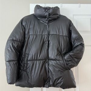 Like new NVLT Faux Leather Puffer